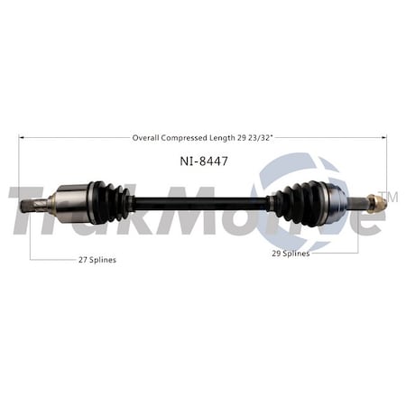Surtrack Axle Cv Axle Shaft, Ni-8447 NI-8447